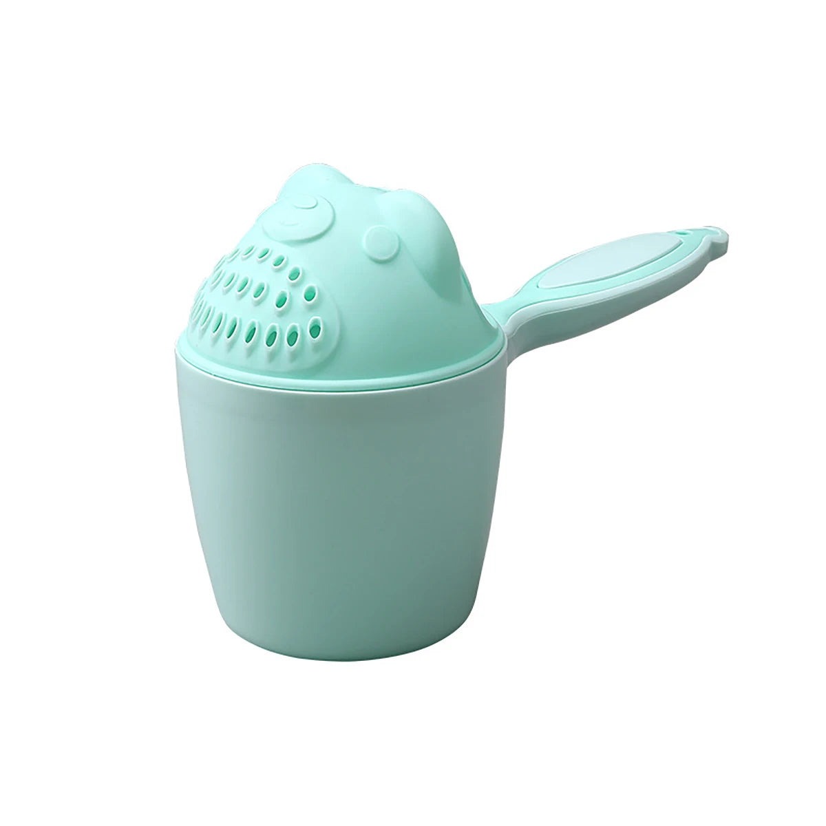 Tasse de bain pour bébé avec un joli dessin animé : un lavage de cheveux doux et amusant